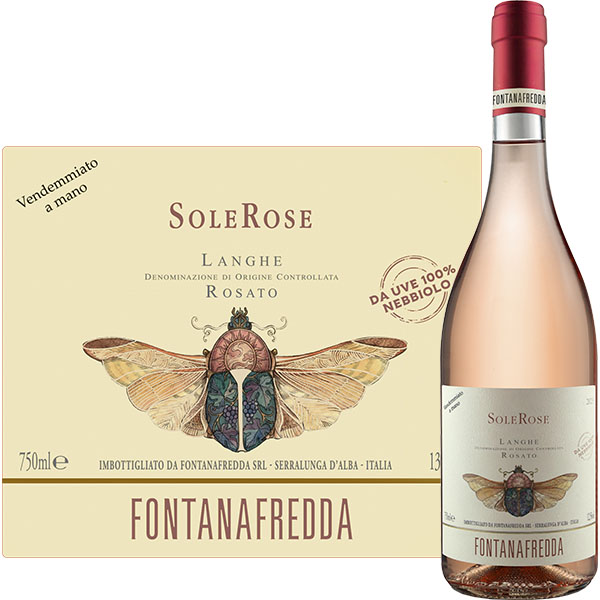 Solerose Rosato, Langhe DOC Fontanafredda